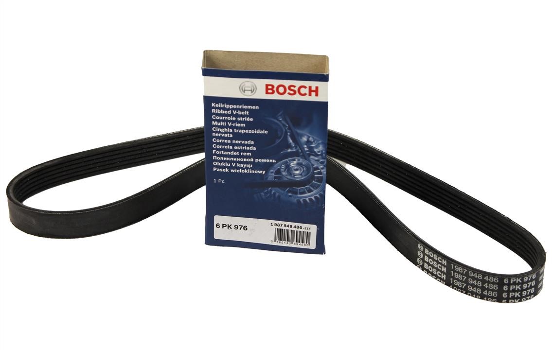 V-ribbed belt 6PK976 Bosch 1 987 948 486