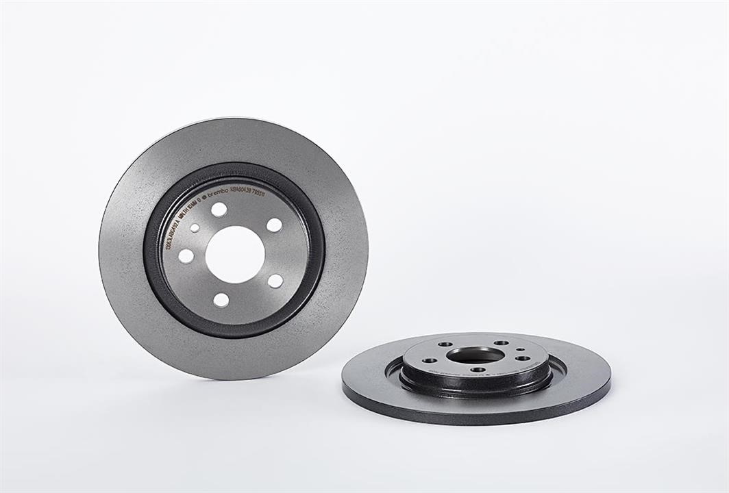 Brembo 08.7955.11 Rear brake disc, non-ventilated 08795511