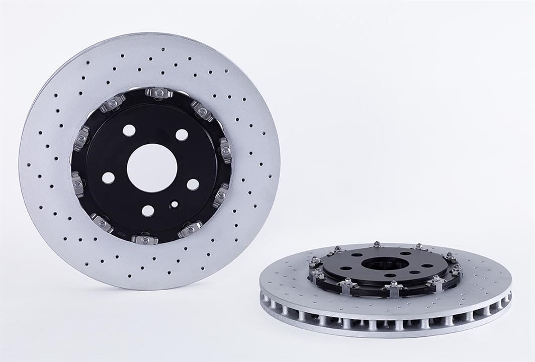 Brembo 09.A804.33 Ventilated brake disc with perforation 09A80433