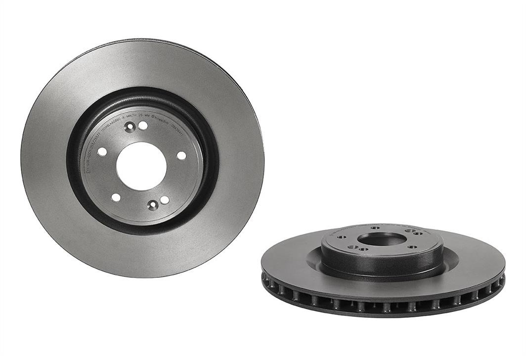 Brembo 09.A554.11 Ventilated disc brake, 1 pcs. 09A55411