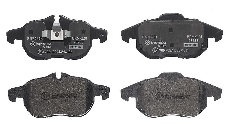 Brembo P 59 043X BREMBO XTRA disc brake pads, set P59043X