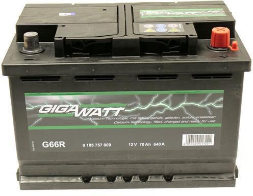 Gigawatt 0 185 757 009 Battery Gigawatt 12V 70AH 640A(EN) R+ 0185757009
