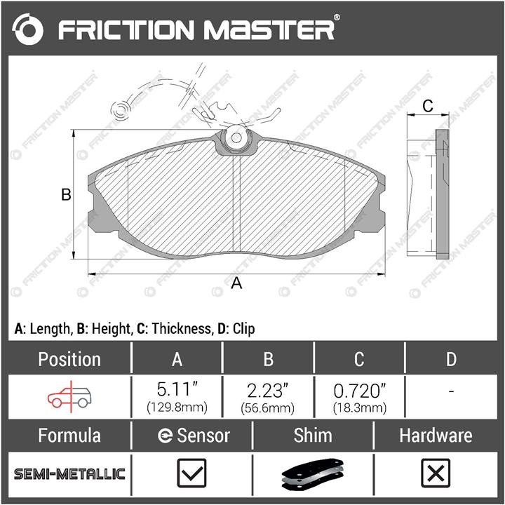 Buy Friction Master MKD1221 at a low price in United Arab Emirates!
