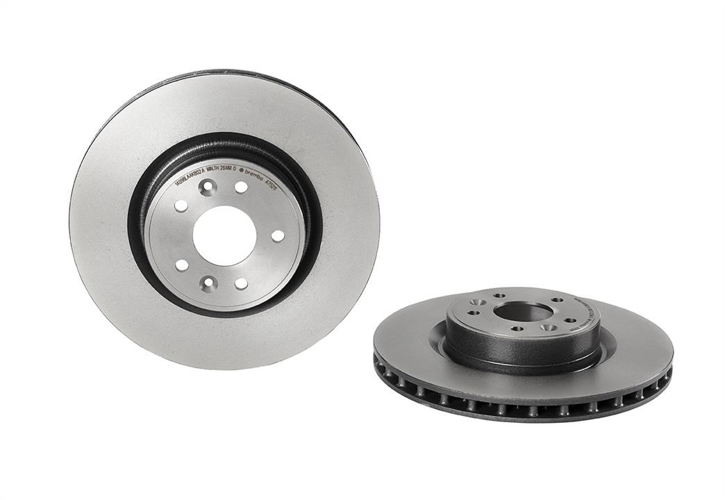 Brembo 09.A752.11 Ventilated disc brake, 1 pcs. 09A75211