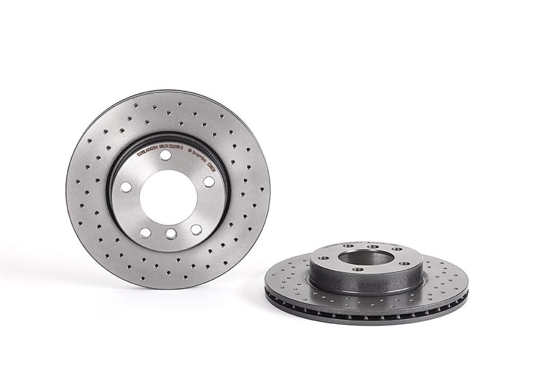 Brembo 09.5390.3X Ventilated brake disc with perforation 0953903X