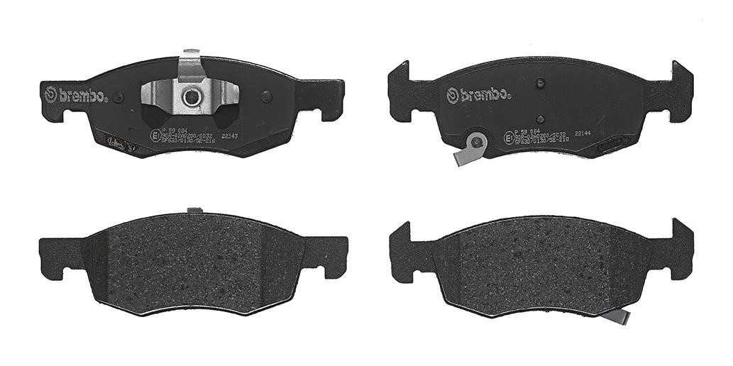 Brake pad Opel Corsa E: P59084 Brembo Brake pad set