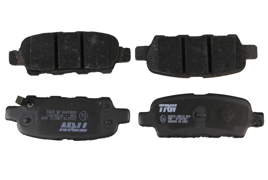 TRW GDB3294 TRW COTEC disc brake pads, set GDB3294
