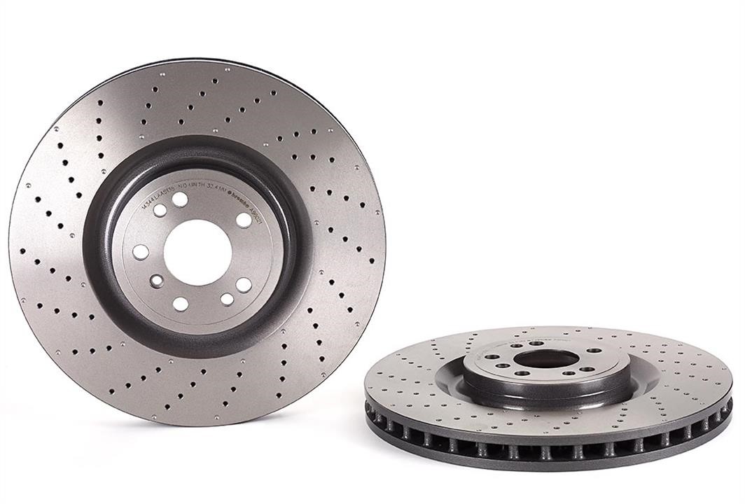Brembo 09.A960.21 Ventilated brake disc with perforation 09A96021