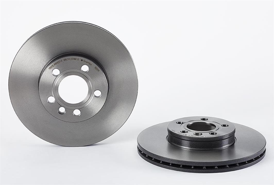 Brembo 09.9931.11 Ventilated disc brake, 1 pcs. 09993111