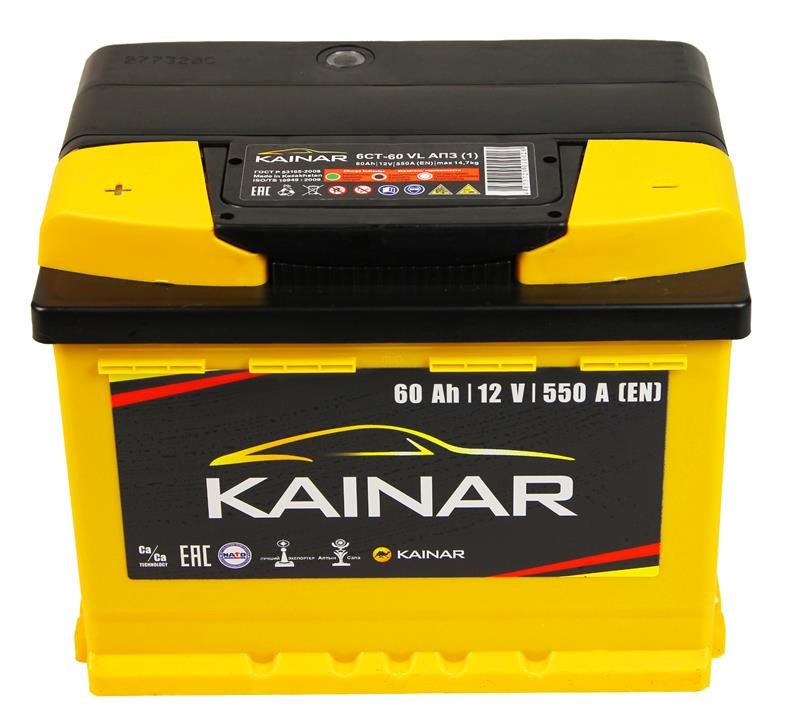 Kainar 0602611120 Battery KAINAR Standart+ 12V, 60Ah, 550A (left plus) 0602611120