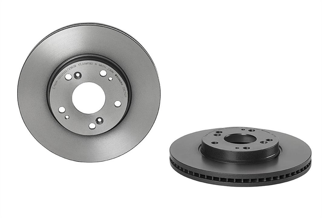 Brembo 09.C312.11 Ventilated disc brake, 1 pcs. 09C31211