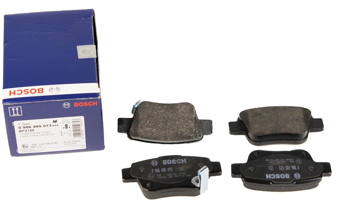 Brake Pad Set, disc brake Bosch 0 986 495 073