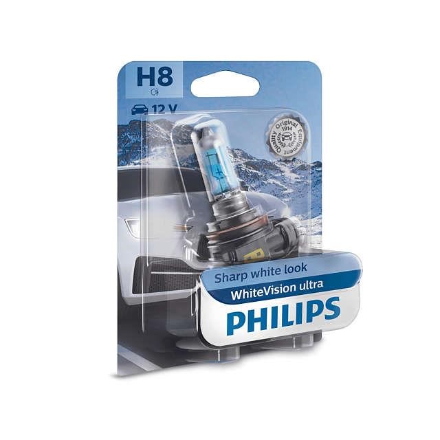 Halogen lamp Philips Whitevision Ultra 12V H8 35W Philips 12360WVUB1