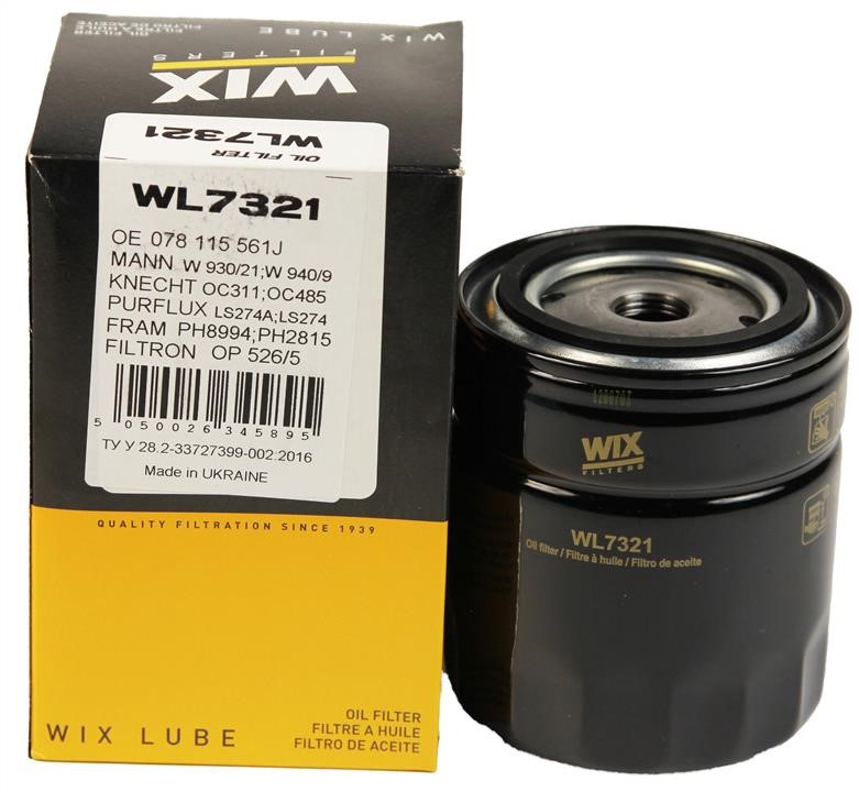 Oil Filter WIX WL7321