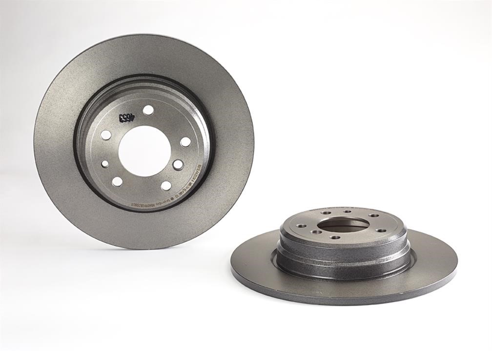 Rear brake disc, non-ventilated Brembo 08.5580.11