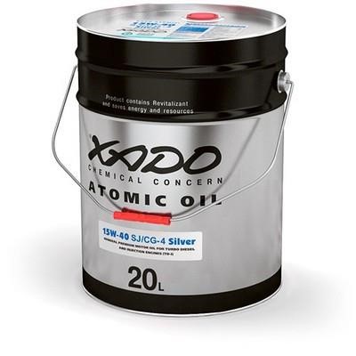 Xado XA 28530 Motor oil Xado Atomic Oil Silver CG-4/SJ 15W-40, 20 l XA28530