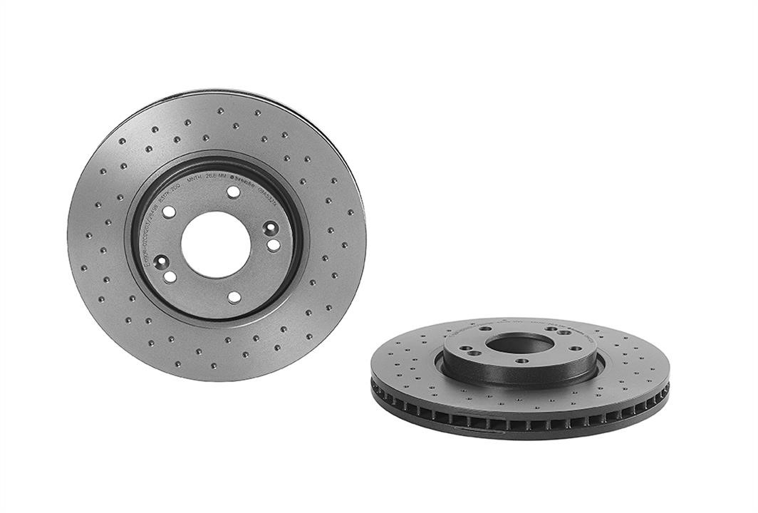 Brembo 09.A532.1X Ventilated brake disc with perforation 09A5321X