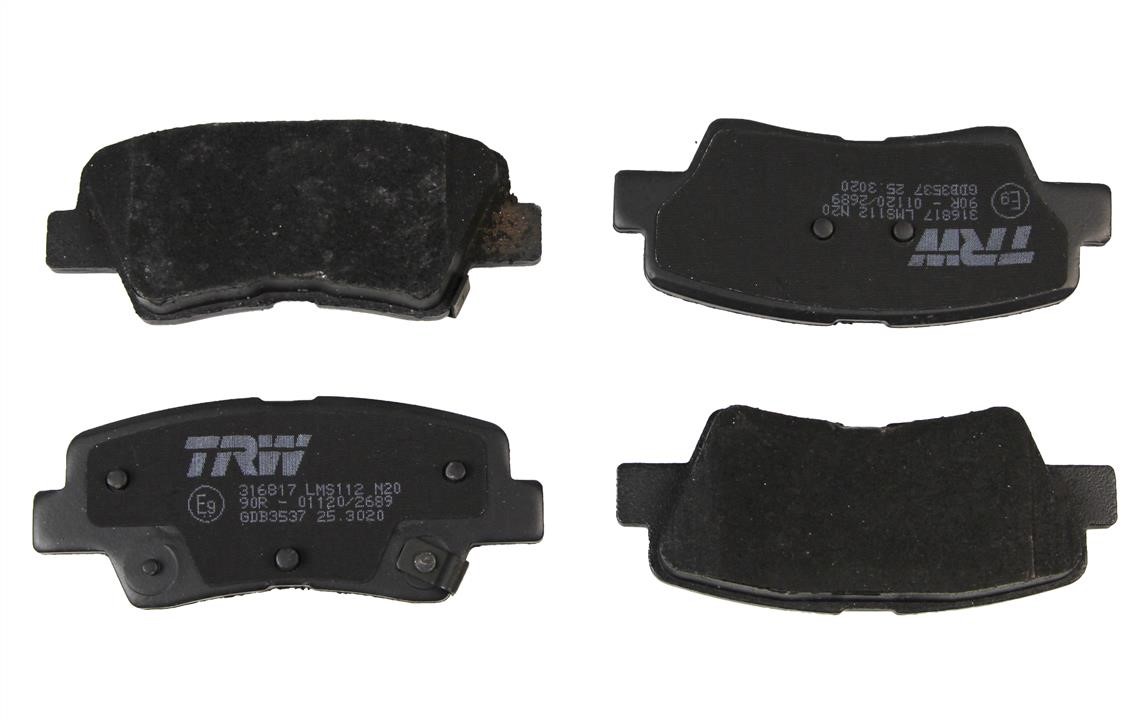 TRW GDB3537 TRW COTEC disc brake pads, set GDB3537