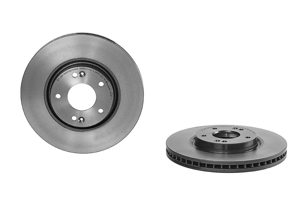 Brembo 09.A807.11 Ventilated disc brake, 1 pcs. 09A80711