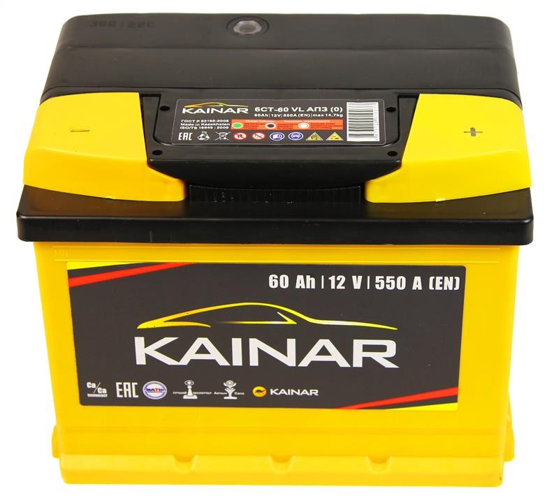 Kainar 0602610120 Battery KAINAR Standart+ 12V, 60Ah, 550A (right plus) 0602610120