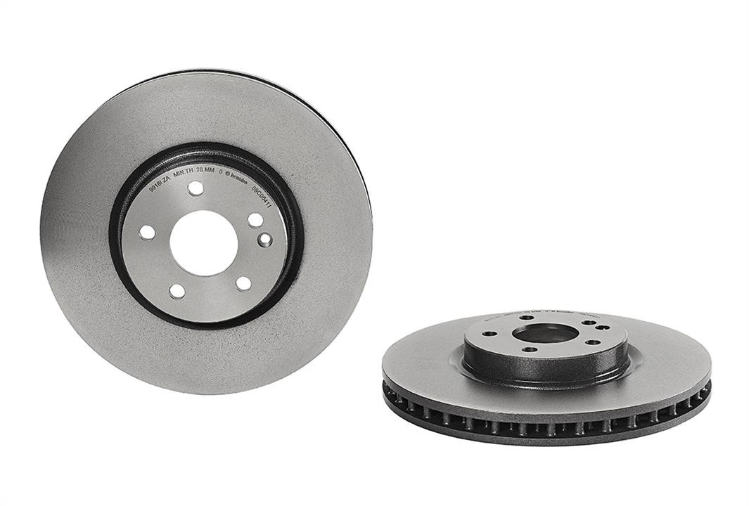 Brembo 09.C064.11 Ventilated disc brake, 1 pcs. 09C06411