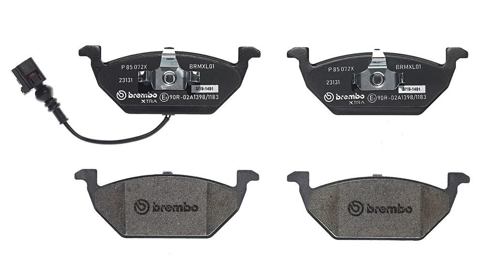 Brembo P 85 072X BREMBO XTRA disc brake pads, set P85072X