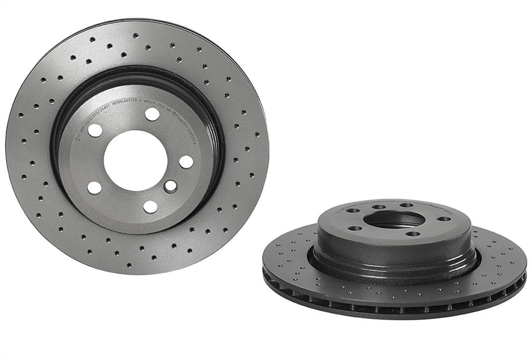 Brembo 09.9573.1X Ventilated brake disc with perforation 0995731X