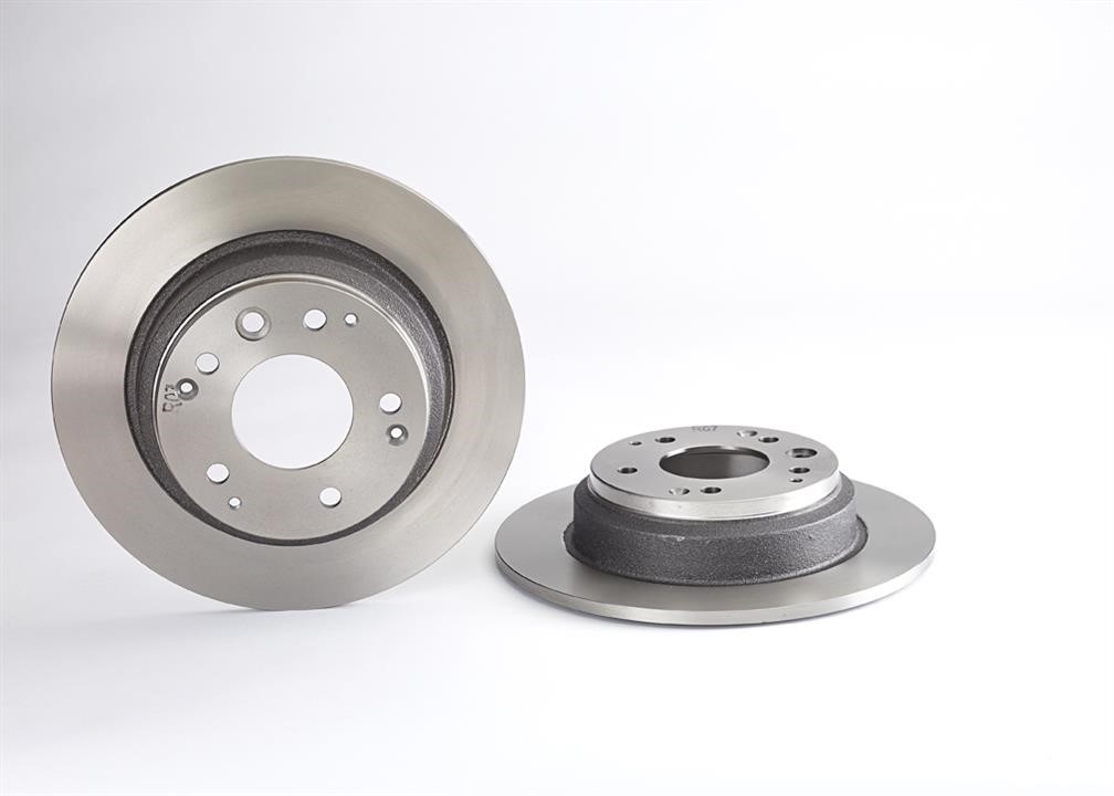 Brembo 08.6898.10 Rear brake disc, non-ventilated 08689810