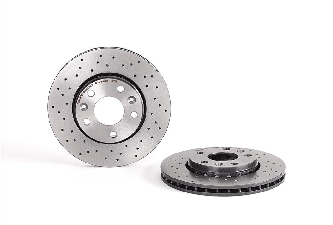 Brembo 09.A727.1X Front brake disc ventilated 09A7271X