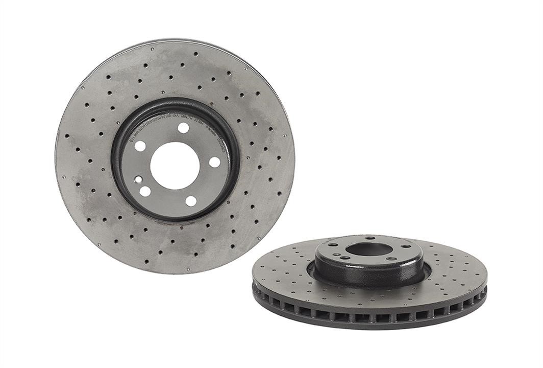 Brembo 09.D529.23 Ventilated brake disc with perforation 09D52923