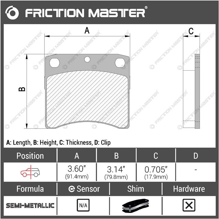Buy Friction Master MKD581 at a low price in United Arab Emirates!