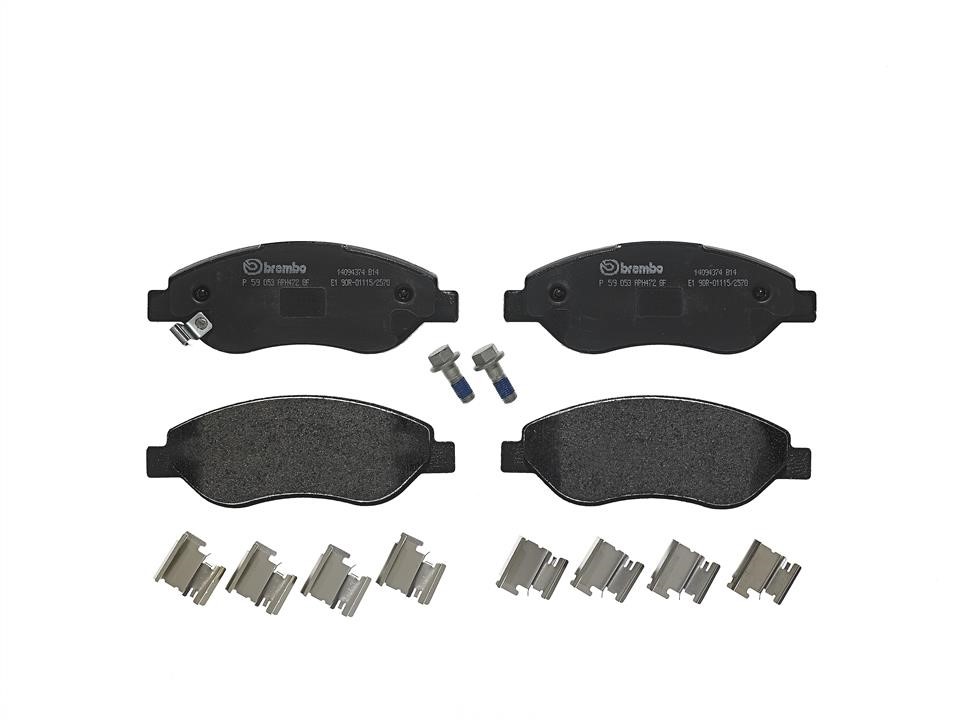 Brembo P 59 053 Brake Pad Set, disc brake P59053