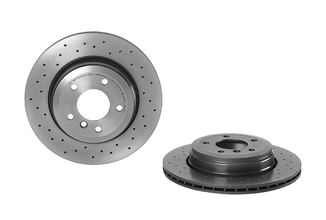 Brembo 09.9425.1X Ventilated brake disc with perforation 0994251X