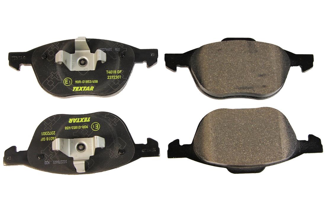 Textar 2372301 Front disc brake pads, set 2372301