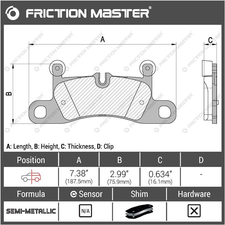 Buy Friction Master MKD1453 at a low price in United Arab Emirates!