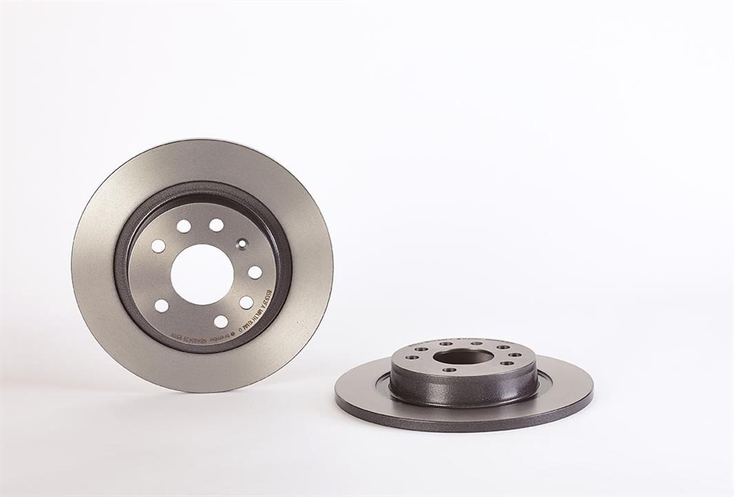 Brembo 08.9511.11 Rear brake disc, non-ventilated 08951111