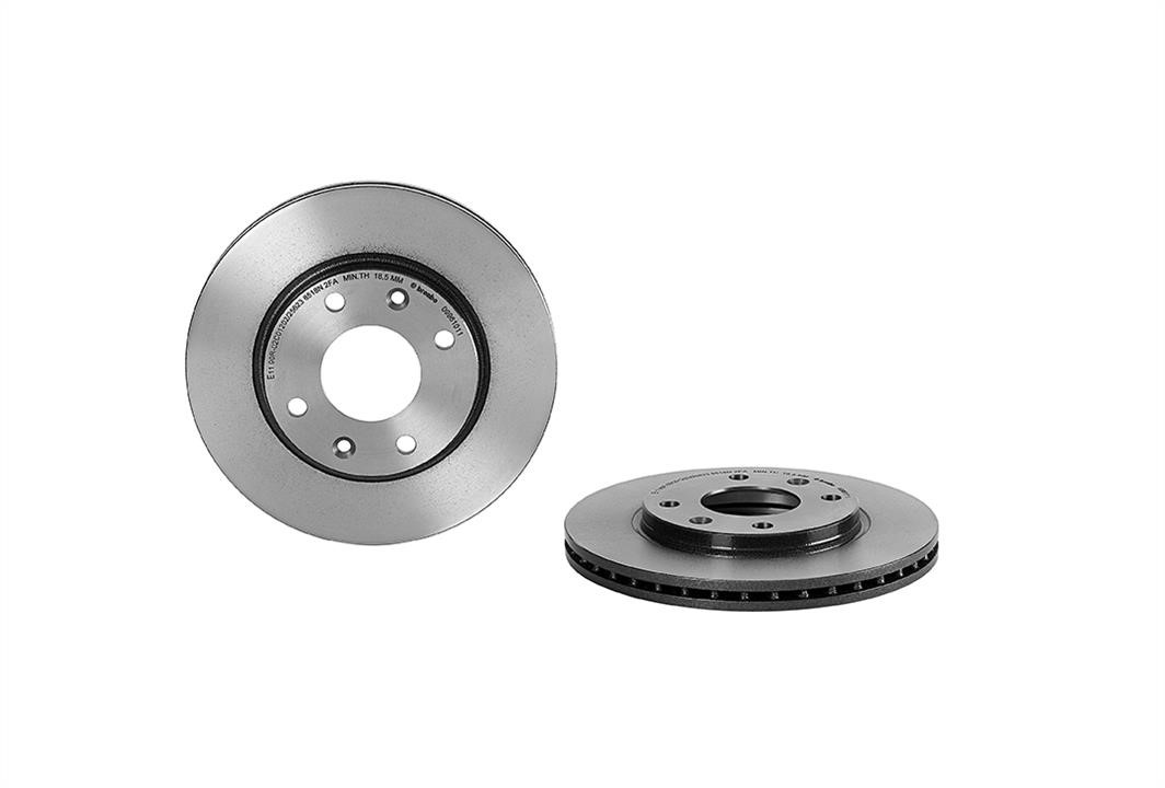 Brembo 09.9610.11 Ventilated disc brake, 1 pcs. 09961011