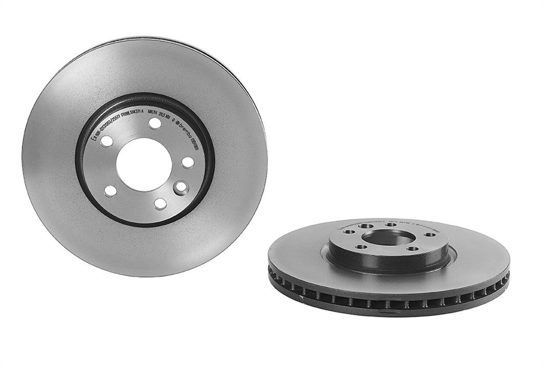 Brembo 09.B498.11 Ventilated disc brake, 1 pcs. 09B49811
