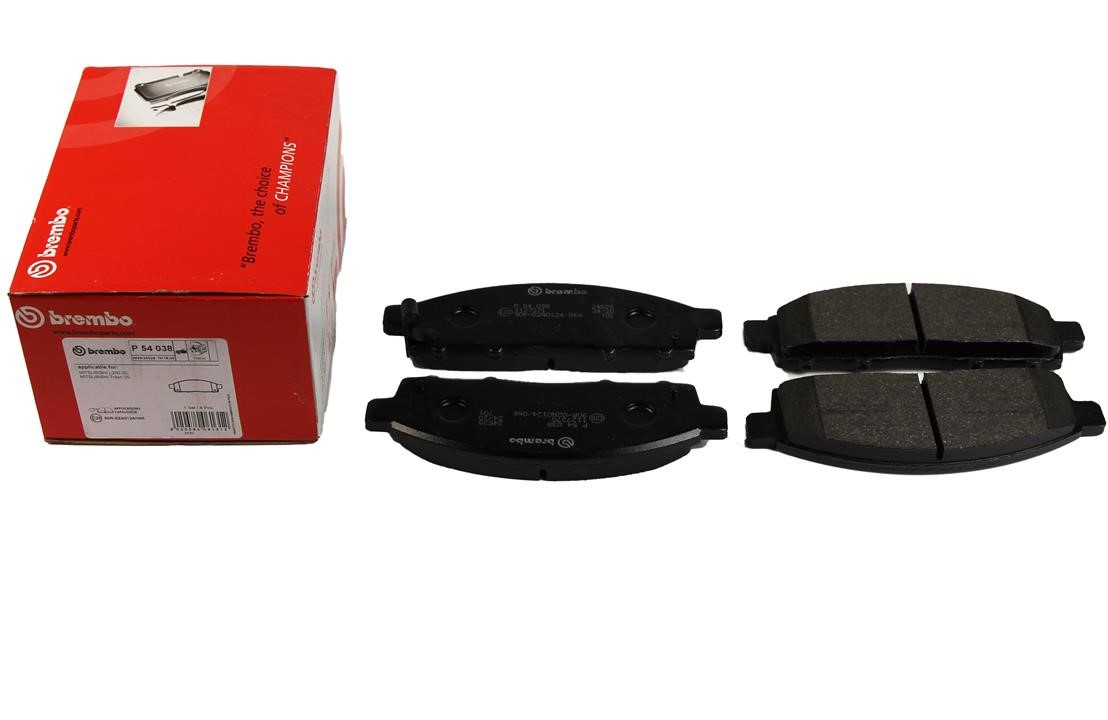 Brake pad set Brembo P 54 038