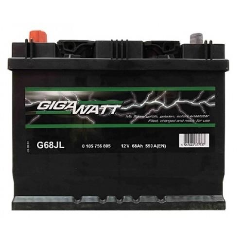 Gigawatt 0 185 756 805 Battery Gigawatt 12V 68AH 550A(EN) L+ 0185756805