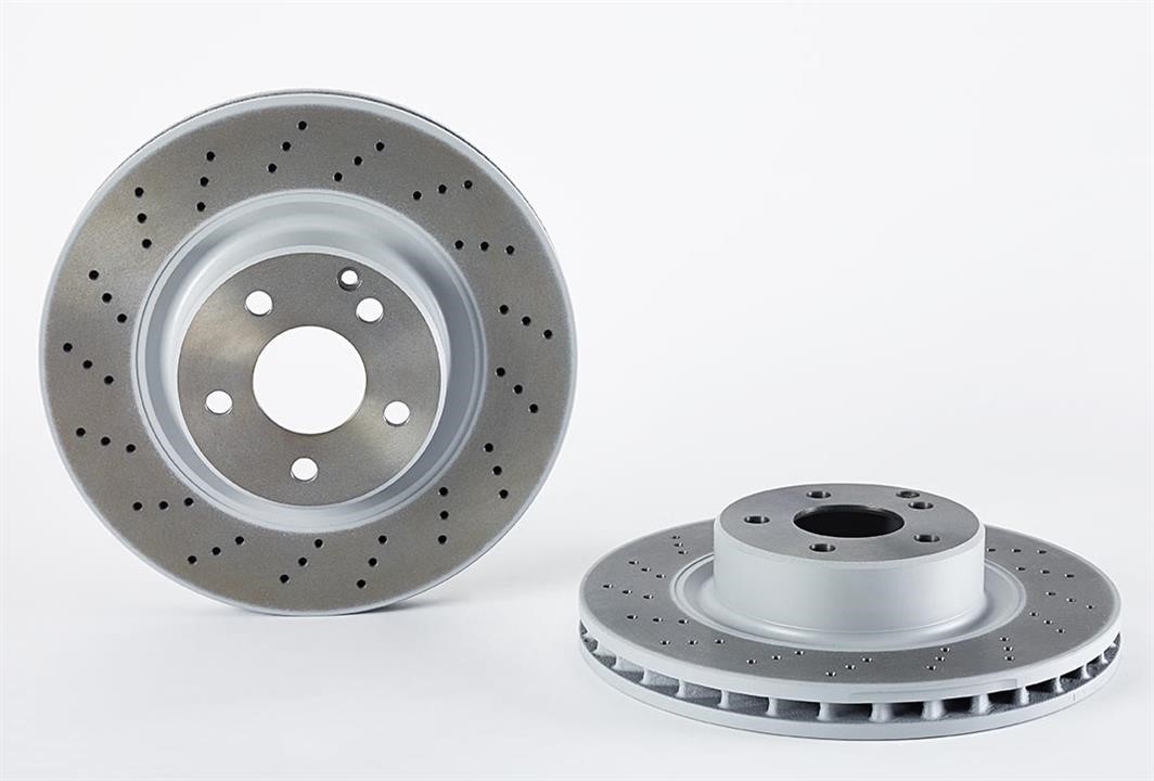 Brembo 09.A353.11 Ventilated brake disc with perforation 09A35311