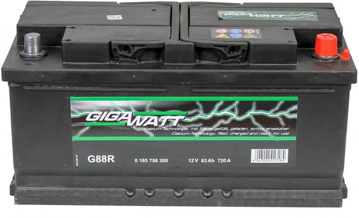 Gigawatt 0 185 758 300 Battery Gigawatt 12V 83AH 720A(EN) R+ 0185758300
