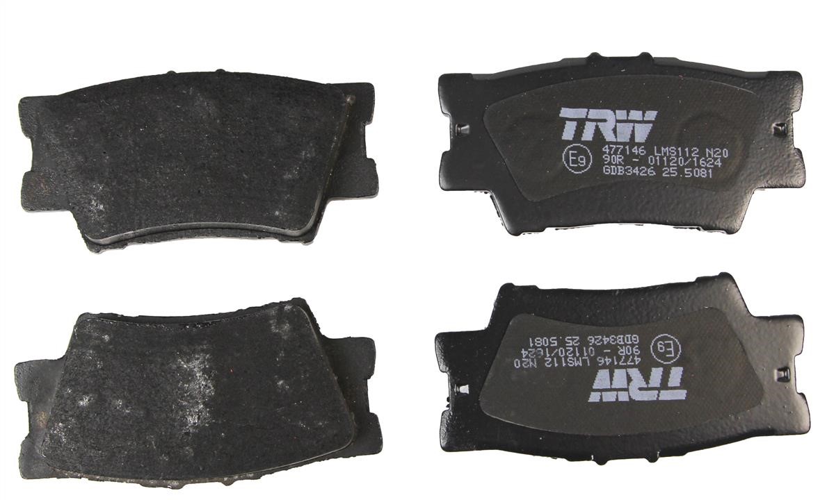 TRW GDB3426 TRW COTEC disc brake pads, set GDB3426