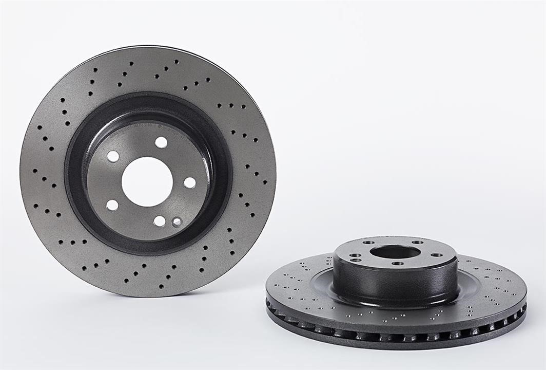 Brembo 09.9382.11 Ventilated brake disc with perforation 09938211