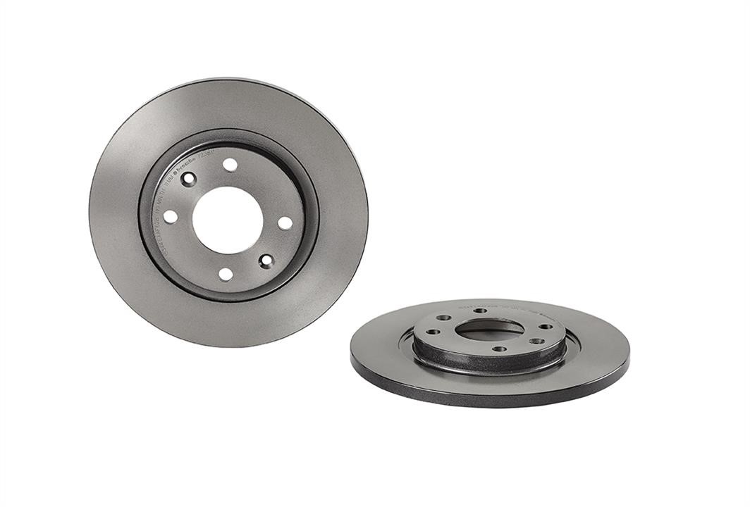 Brembo 08.7238.11 Unventilated front brake disc 08723811