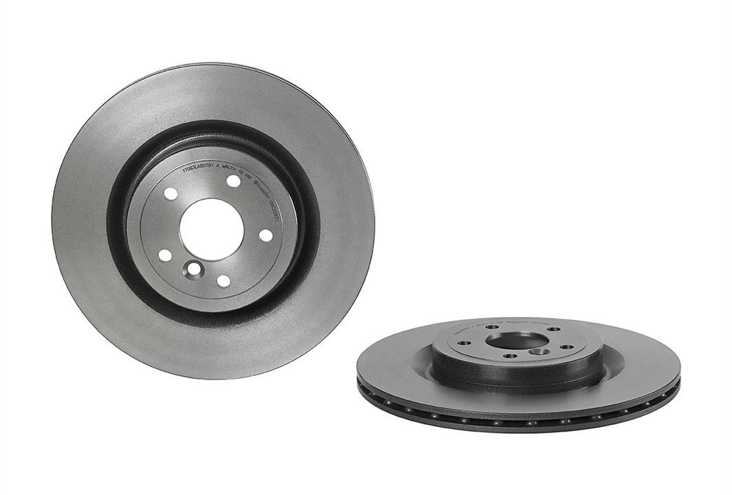 Brembo 09.C209.21 Ventilated disc brake, 1 pcs. 09C20921