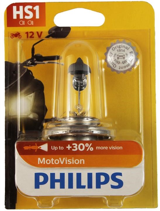 Halogen lamp Philips Vision +30% 12V HS1 35/35W +30% Philips 12636BW