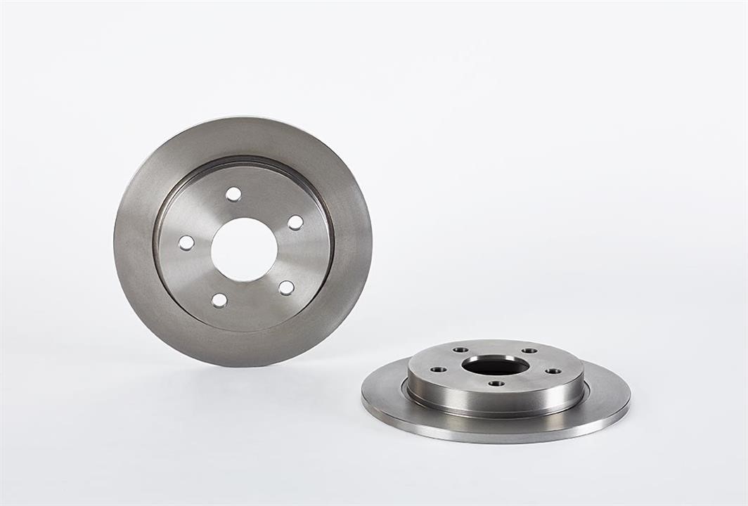 Brembo 08.4931.10 Rear brake disc, non-ventilated 08493110