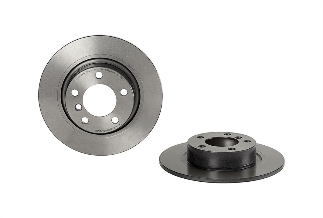 Brembo 08.D180.11 Unventilated brake disc 08D18011