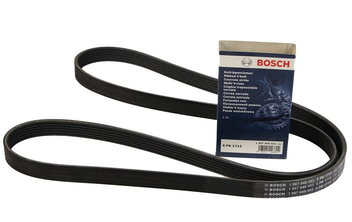 V-ribbed belt 6PK1715 Bosch 1 987 948 453